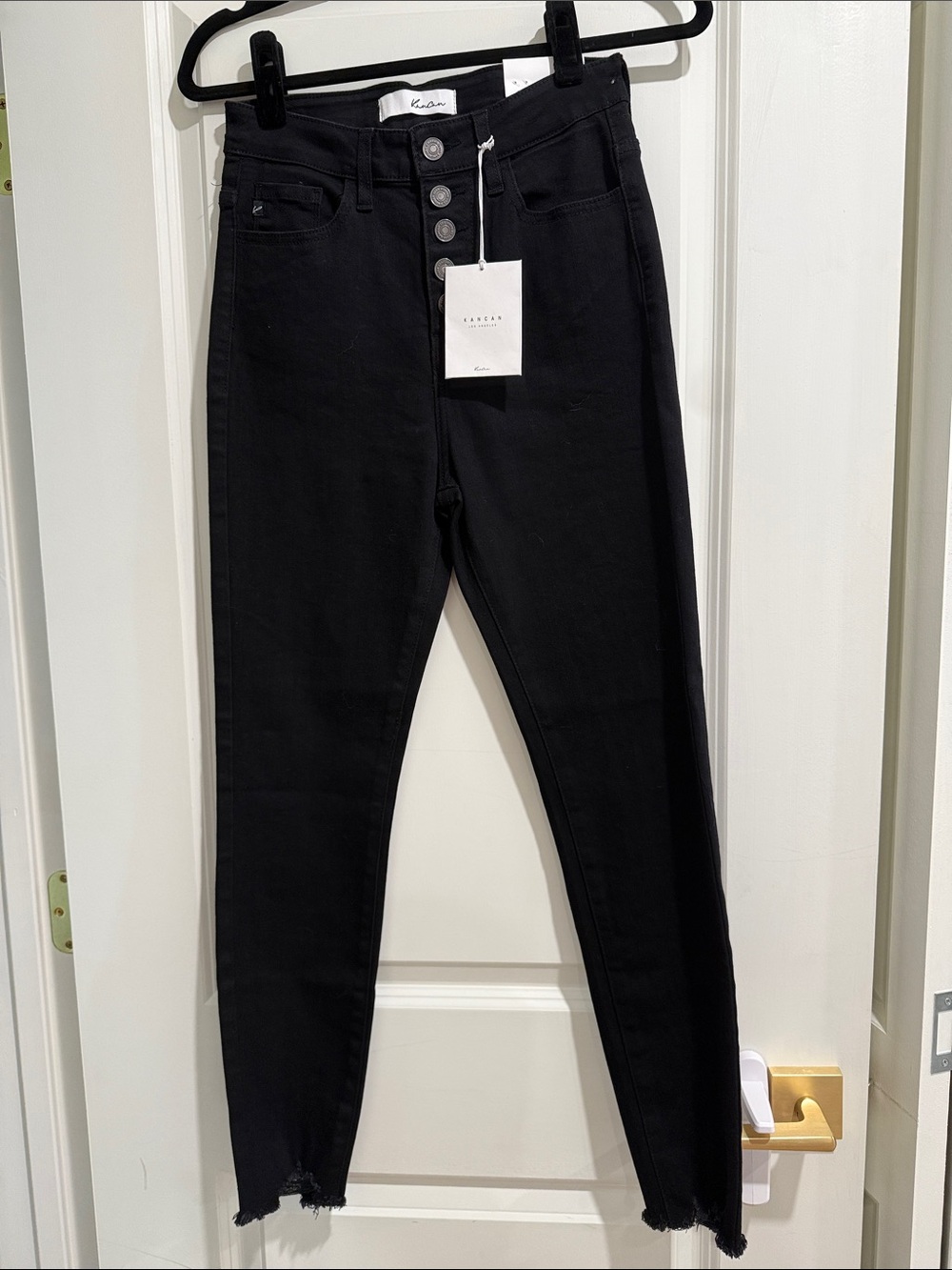 KanCan High Rise Super Skinny Distressed Jeans